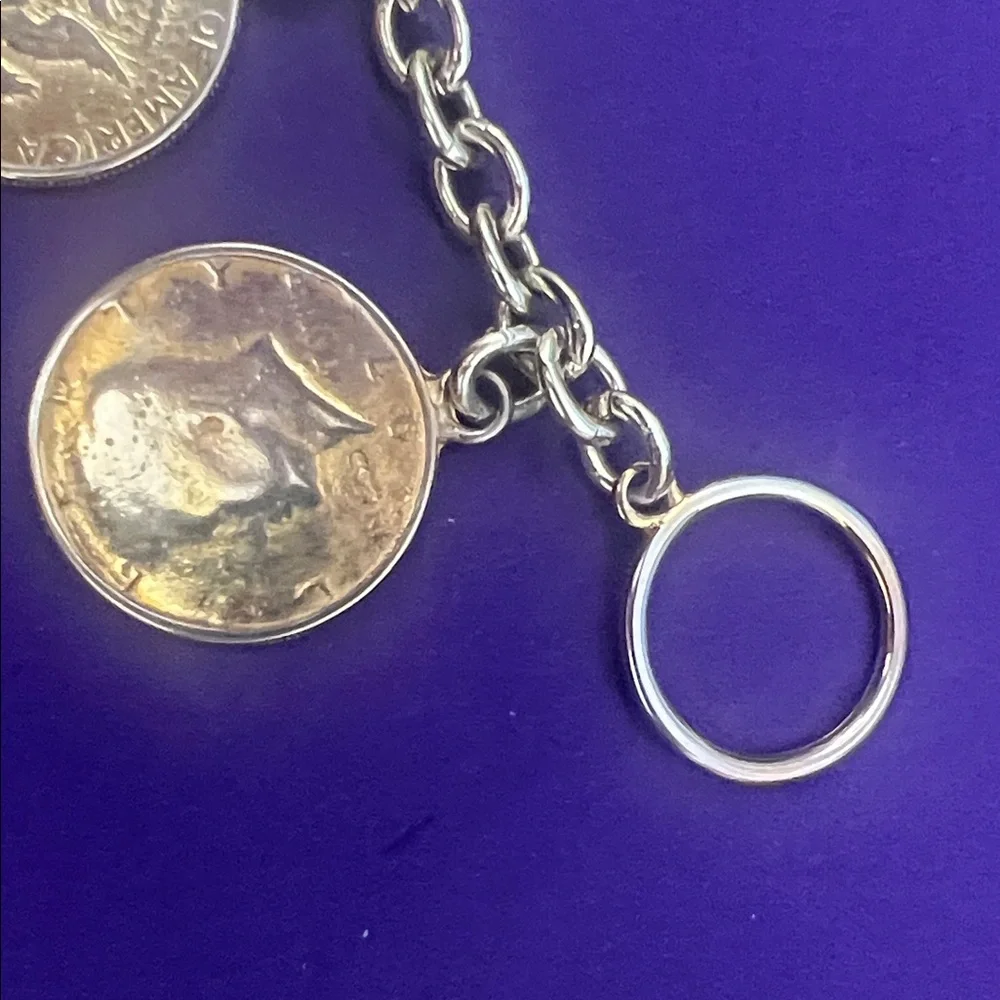 Gold-Tone Coin Charm Bracelet - Picture 5 of 6